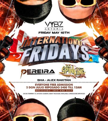 International Fridays At Vybz: DJ Pereira Returns