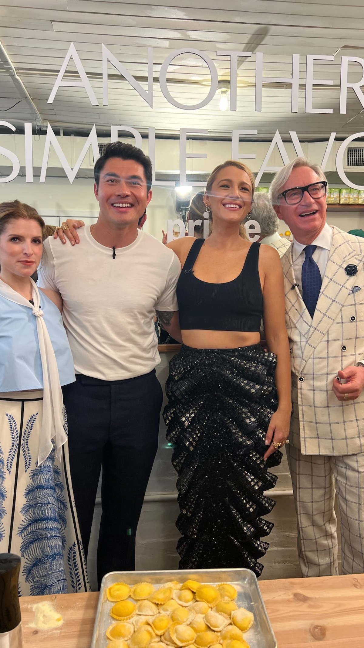 Italian Cooking Class With Another Simple Favor Cast The talented group traded scripts for spatulas, embracing la dolce vita in the kitchen!!!!
