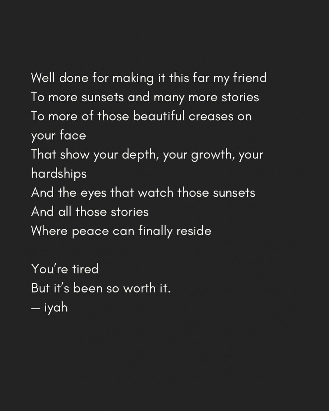 Iyah May’s Poetic Reflection On The Human Experience