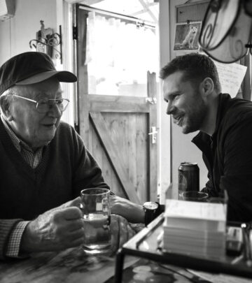 A warm farewell to a cherished family figure, marked by heartfelt memories and promise of a reunion above.