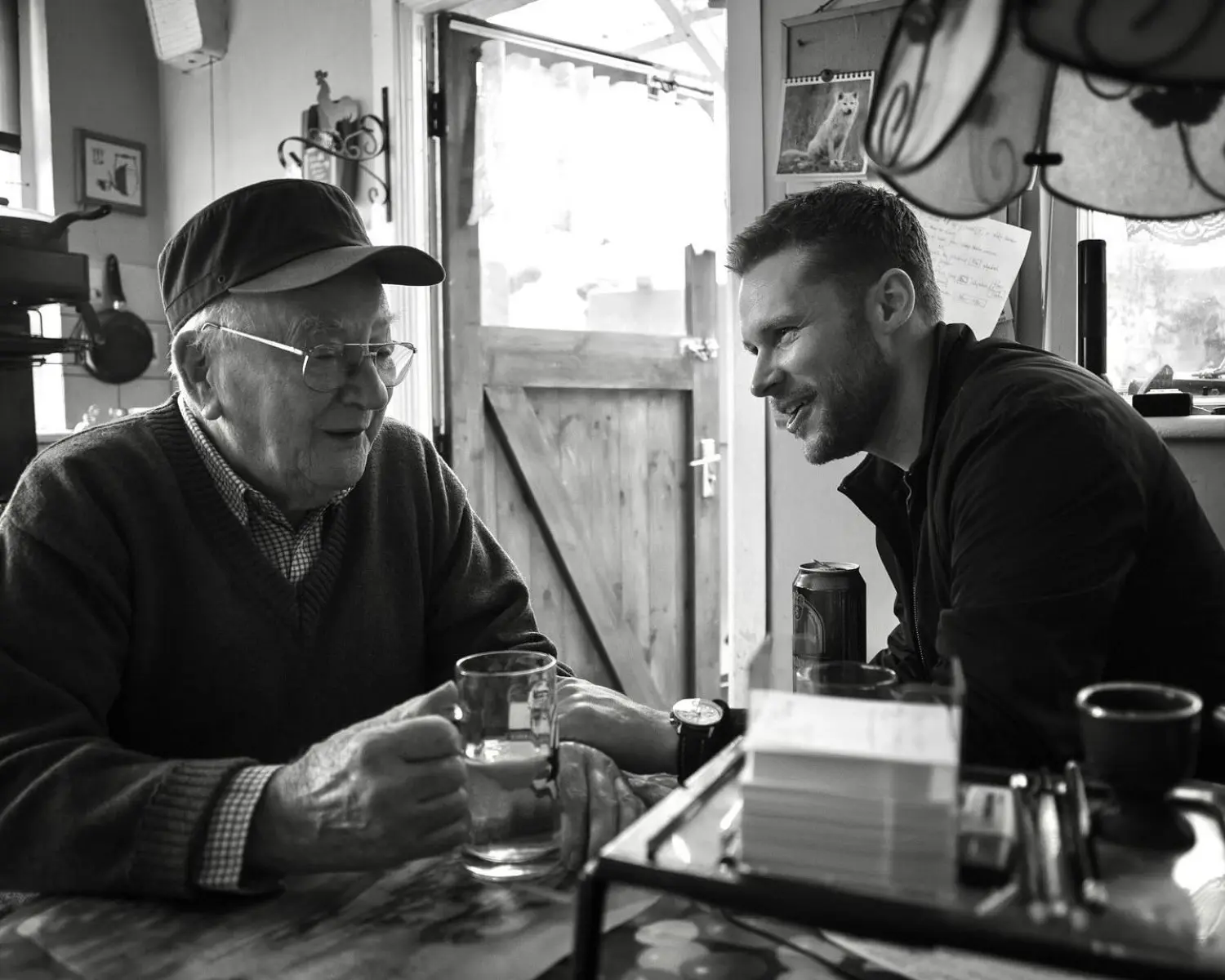 A warm farewell to a cherished family figure, marked by heartfelt memories and promise of a reunion above.
