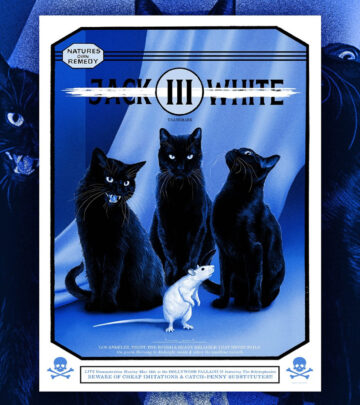Jack White Show Posters Debut In LA