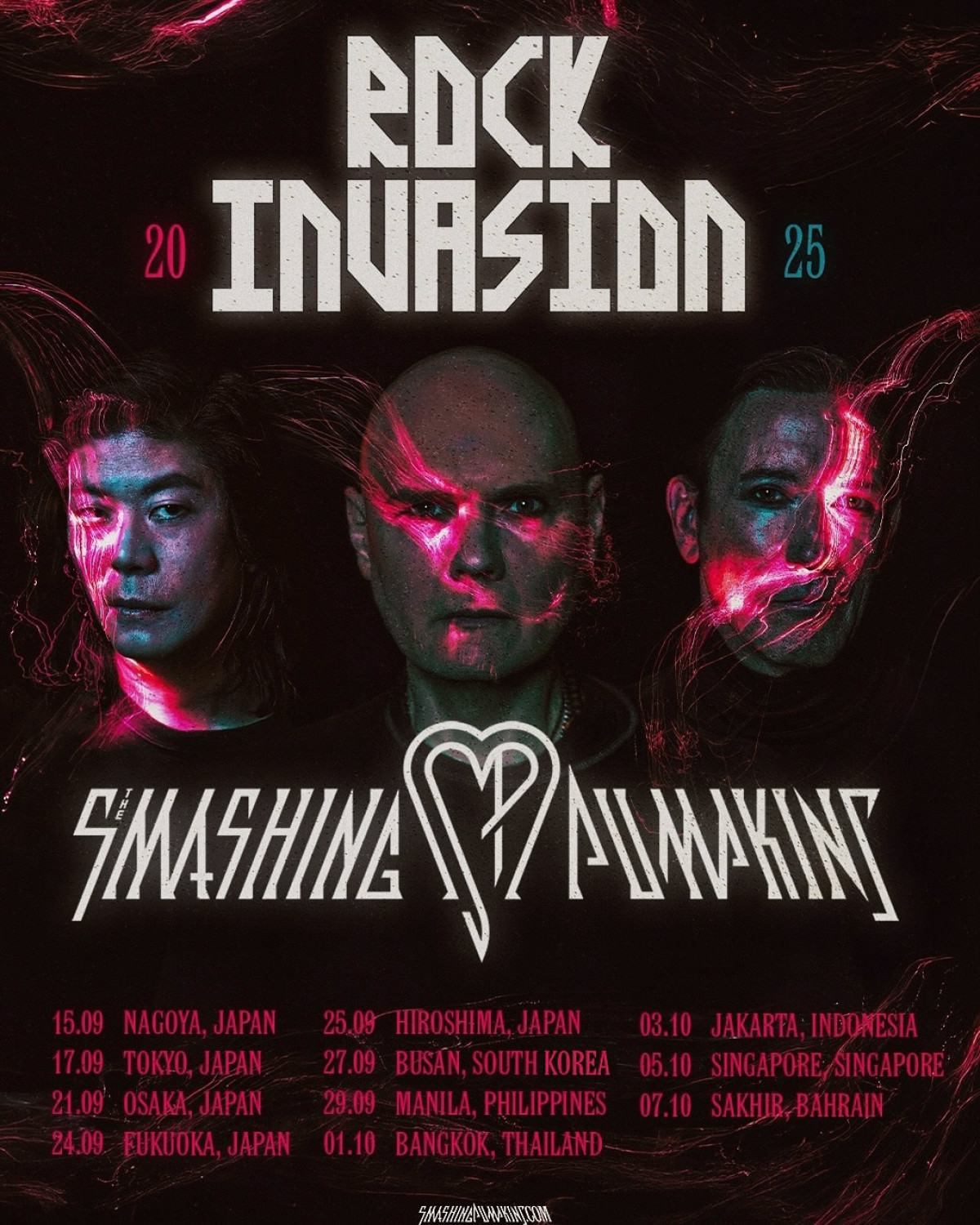 Jakarta Added To Rock Invasion 2025 Tour Indonesia now hosts a major stop for The Smashing Pumpkins global tour with electrifying live energy.