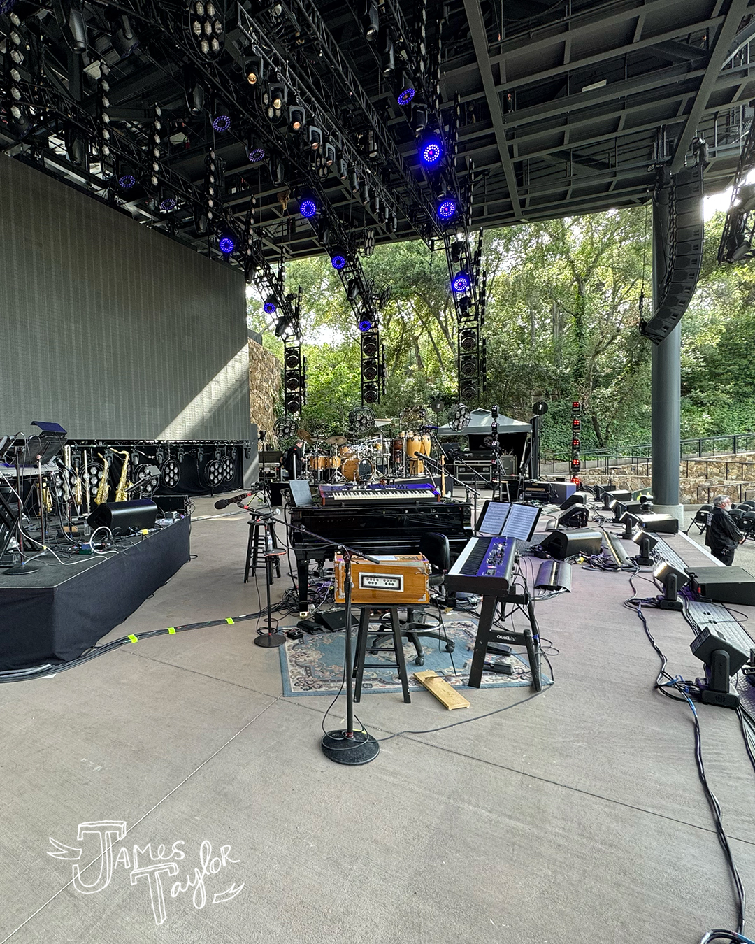 James Taylor Preps For 2025 Tour At Frost Ampitheater