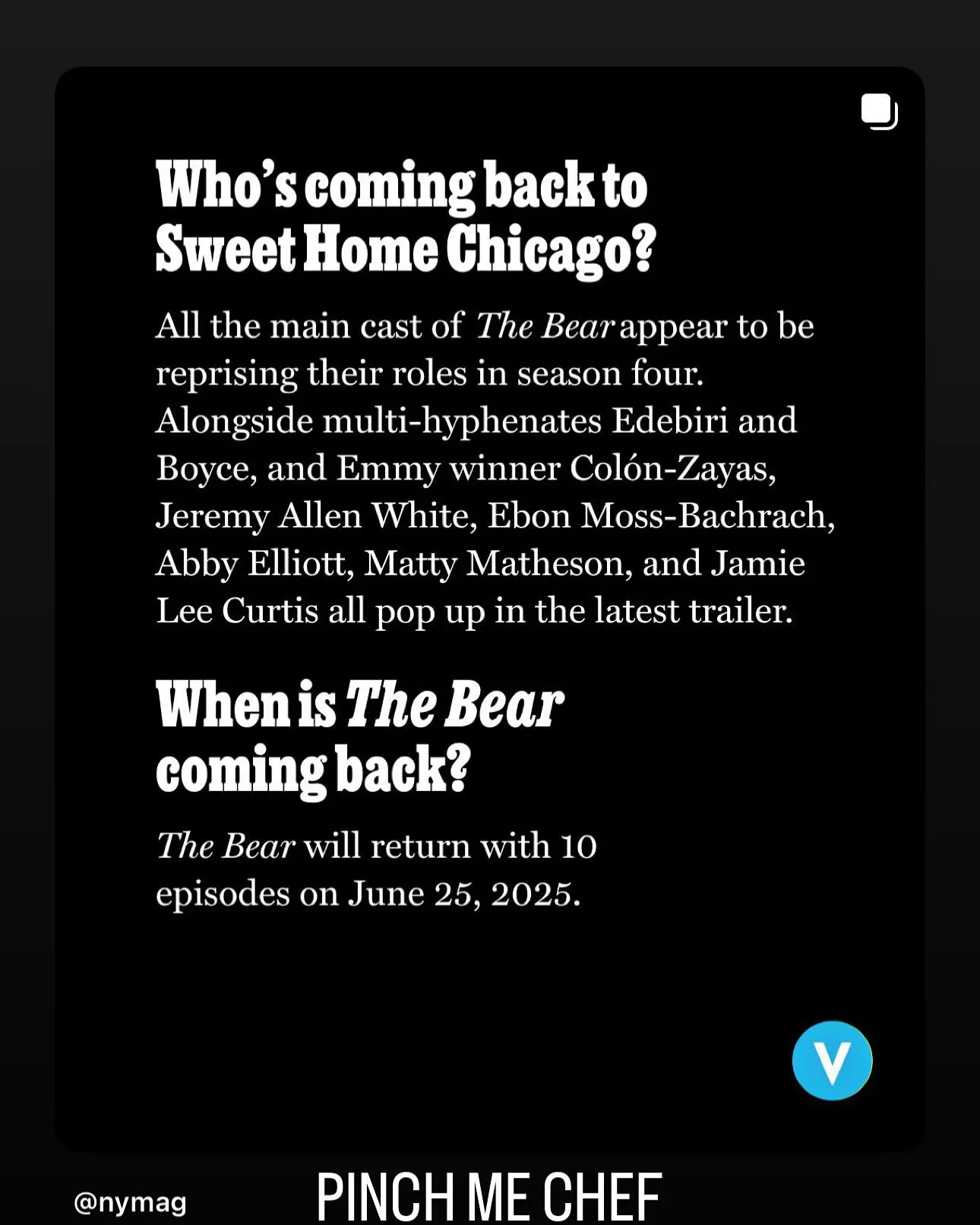 Jamie Lee Curtis Tips Hat to ‘The Bear’ FX Team Oscar-winner reunites with FX crew in warm salute, spotlighting the magic behind The Bear.