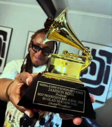 Jamison Ross Opens His Grammy Award In Awe