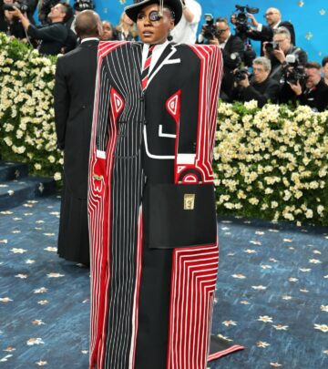 Janelle Dazzles At Met Gala