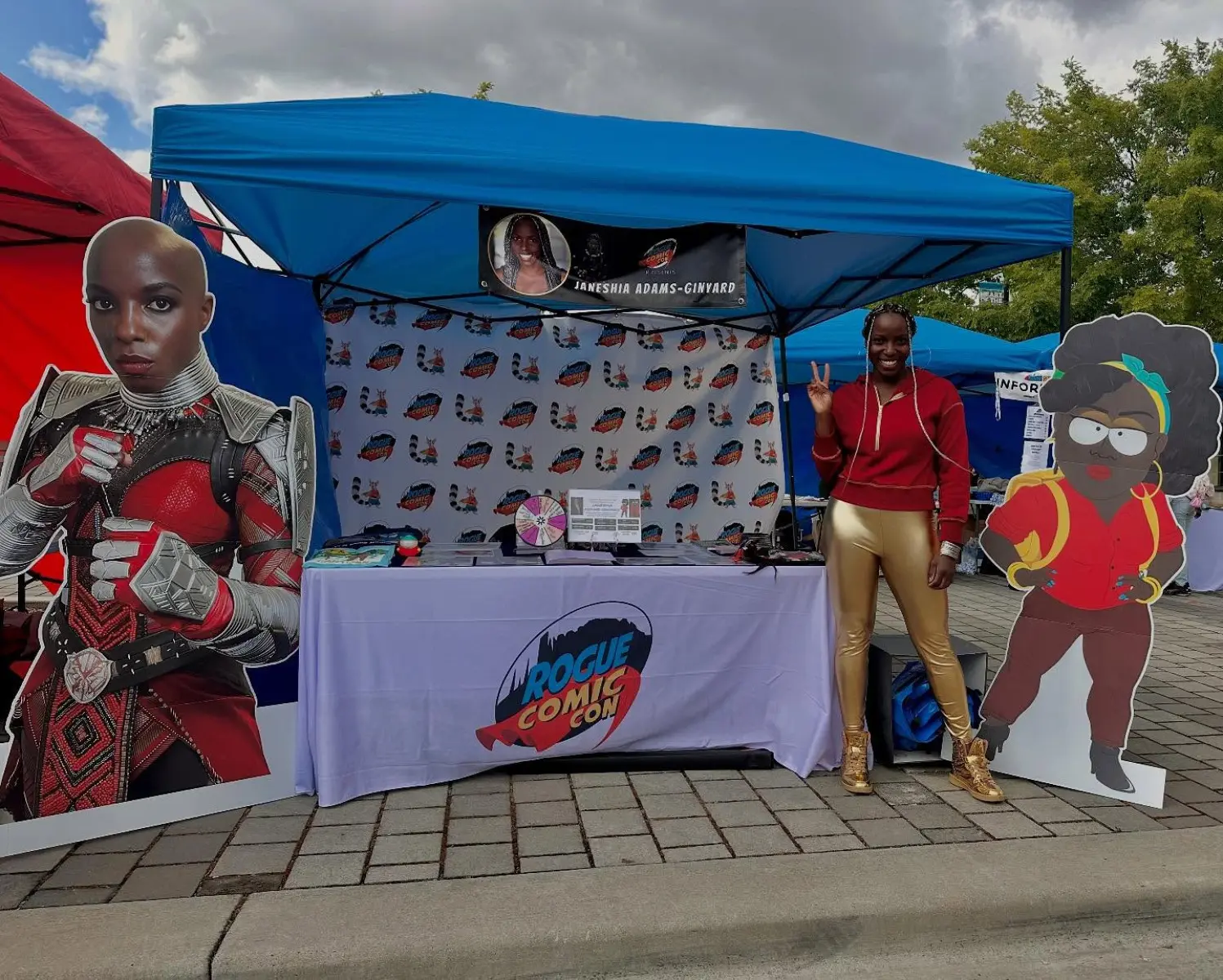Janeshia Adams-Ginyard Shines At Rogue Comic Con Comic Con debut stuns with vibrant energy, heartfelt chats, and dynamic moments in Oregon.