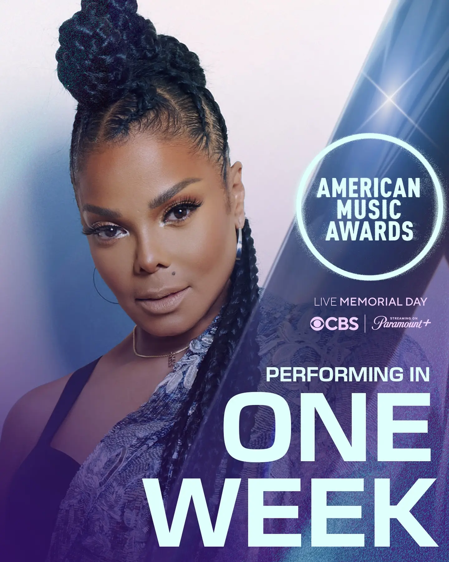 Janet Jackson Set To Amaze AMAs Stage Relish an unforgettable live show on Memorial Day as the iconic performer takes center stage.