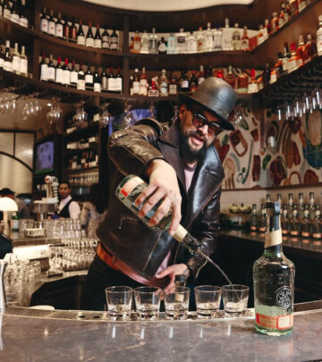 Jason Momoa Celebrates Meili Vodka Arrival