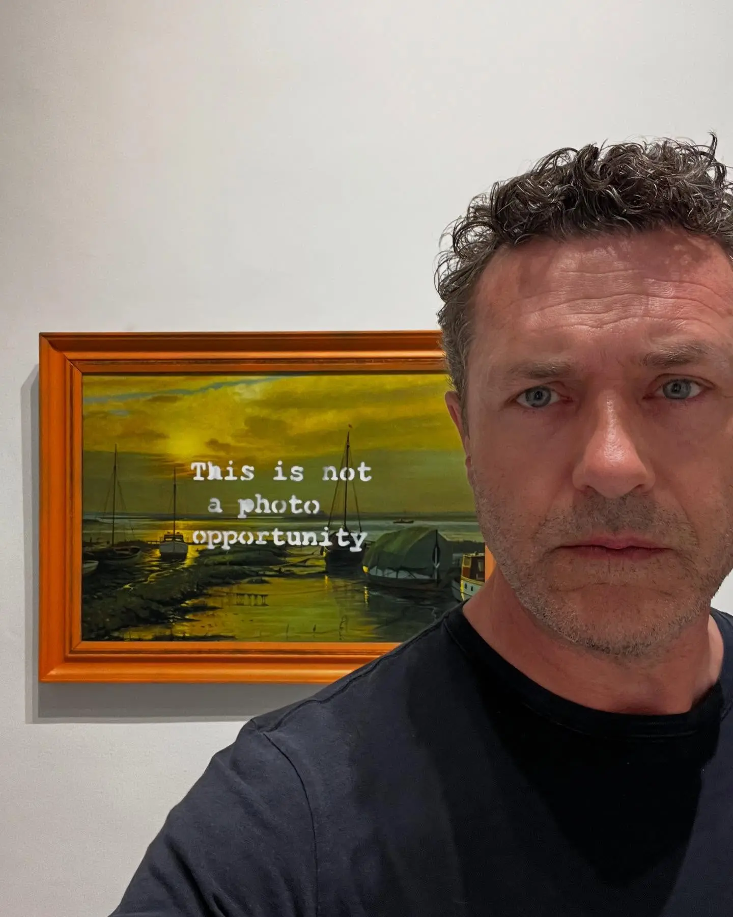 Jason O’Mara’s Contrarian Artistic Nod to Banksy Acclaimed actor Jason O'Mara wows fans, posting echoing Banksy's rebellious art vibe now!!