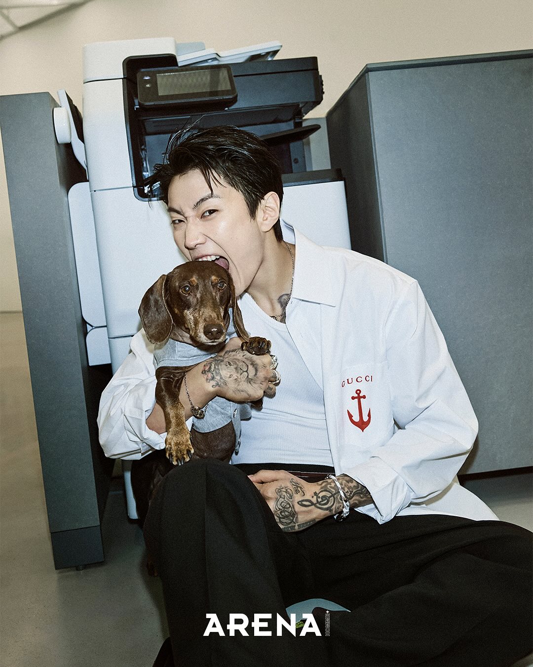 Jay Park Showcases Bold Gucci Look