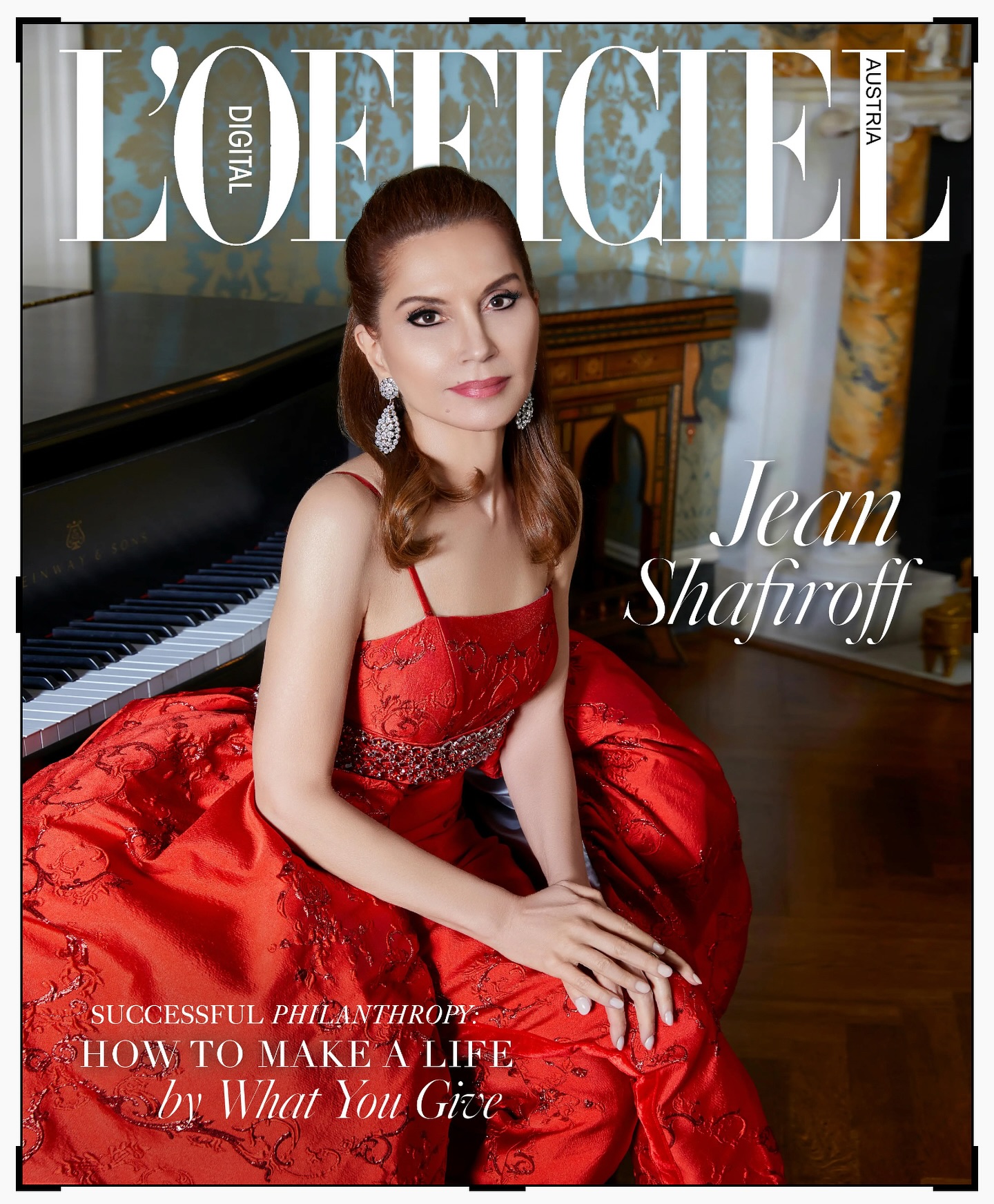 Jean Shafiroff Inspires: Philanthropy on L’OFFICIAL Austria May 2025 cover marries high fashion with generosity, sparking artistic philanthropy trends.