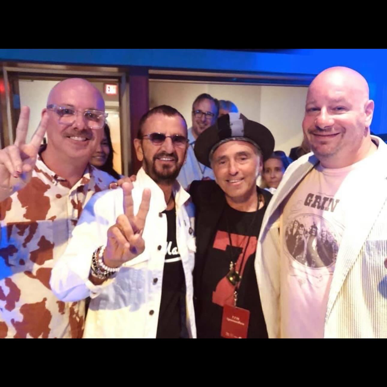 Jeff Ross Celebrates Kii Arens Birthday With Idols Ringo And Nils Jeff Ross sends birthday cheers to Arens with Ringo and Nils picture