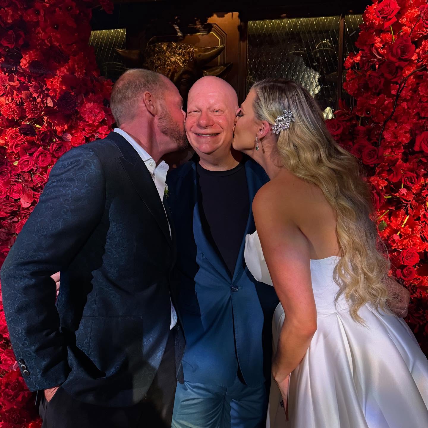 Stand-up comedian Jeff Ross delivers a daring roast at Sydney & Alex's wedding celebration.