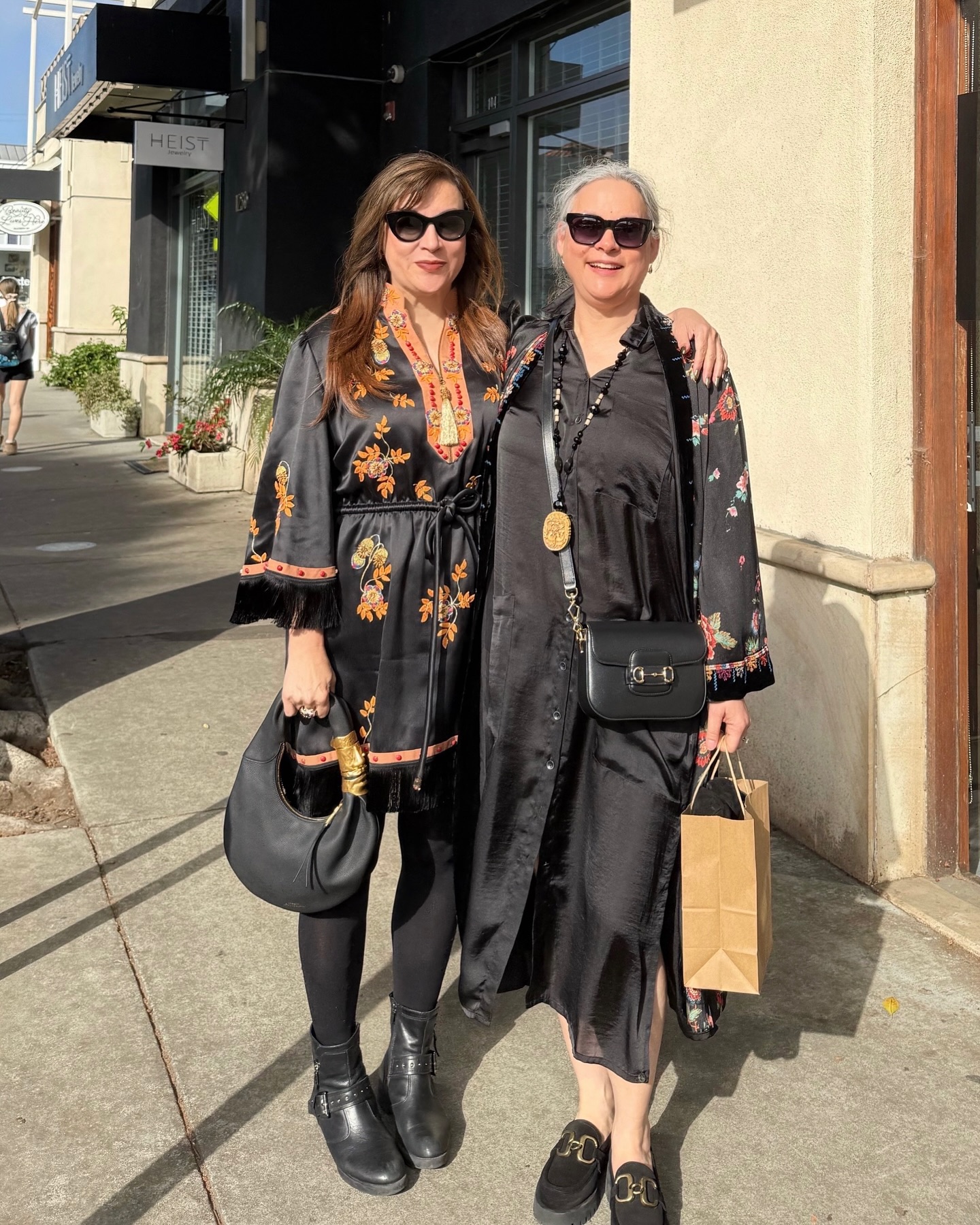 Jennifer Tilly Enjoys Chic Outing With Sister In Town