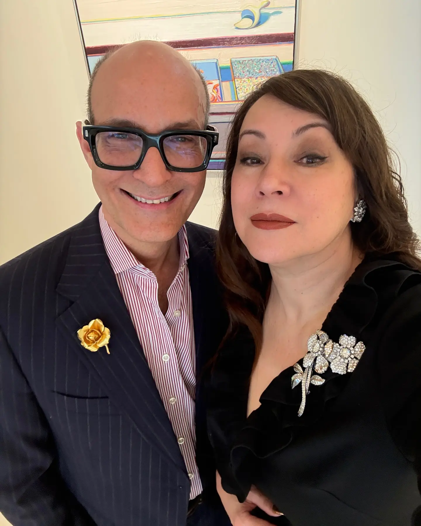 Jennifer Tilly Explores Art, Jewelry, And Rides at Sotheby’s Celebrity Jennifer Tilly enjoys a fun outing with Frank Beverett, exploring jewels and art.
