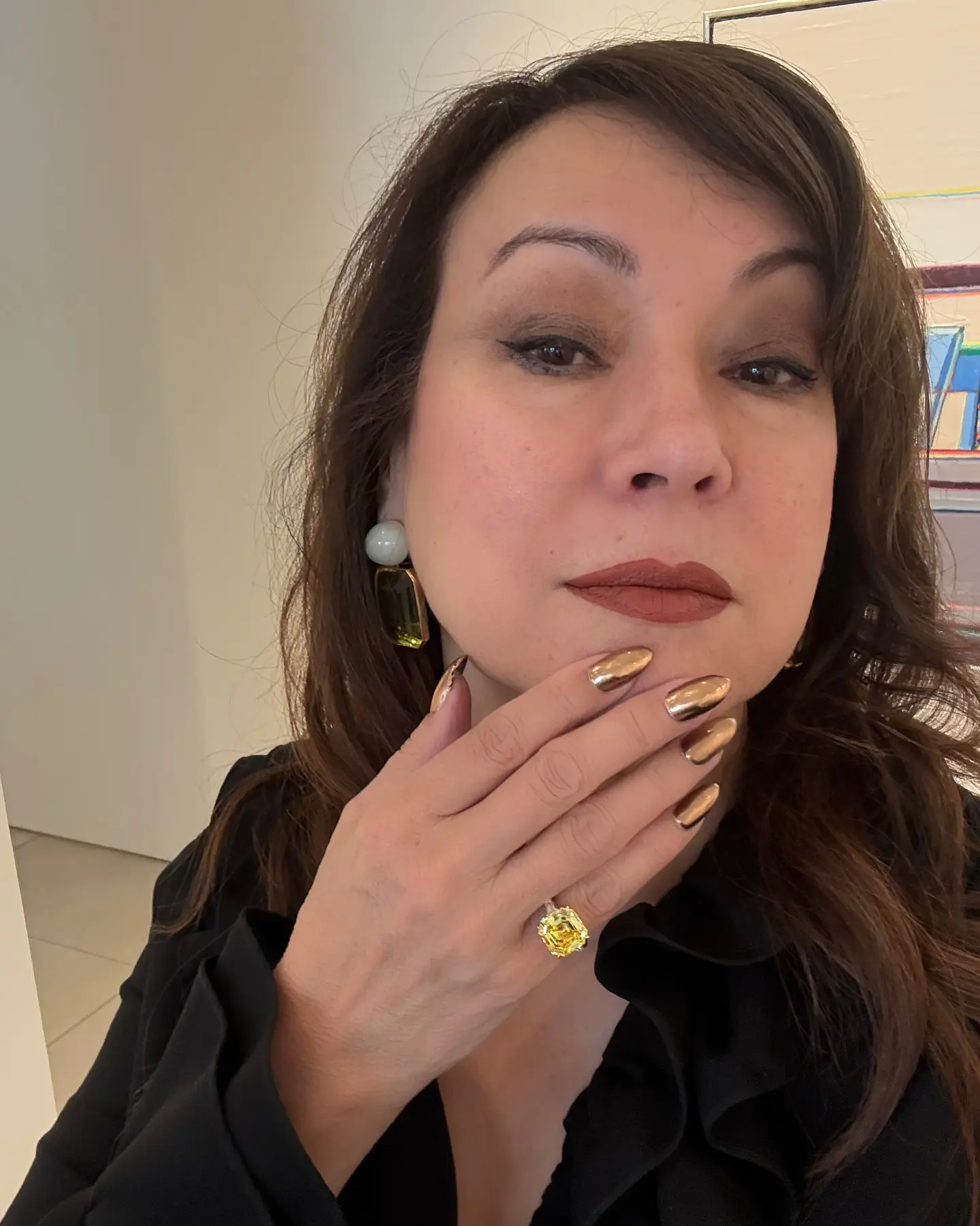 Jennifer Tilly Explores Art, Jewelry, And Rides at Sotheby's
