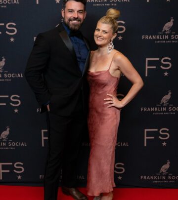 Joyful celebration as Jesse Hutch and his bride mark Franklin Social's grand opening now.!