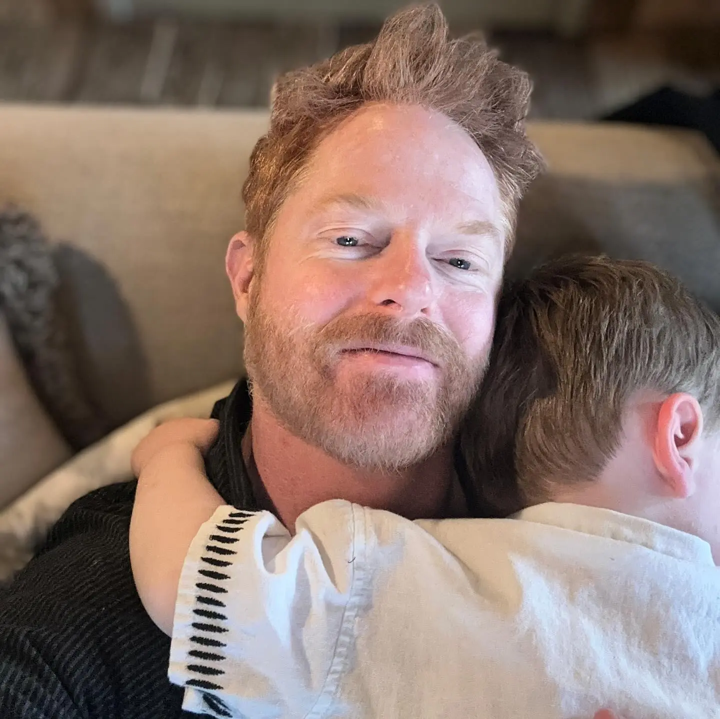 Jesse Tyler Ferguson Celebrates Fatherhood On Social Media Jesse Tyler Ferguson shines spotlight on fatherhood in a charming display of dad moments!