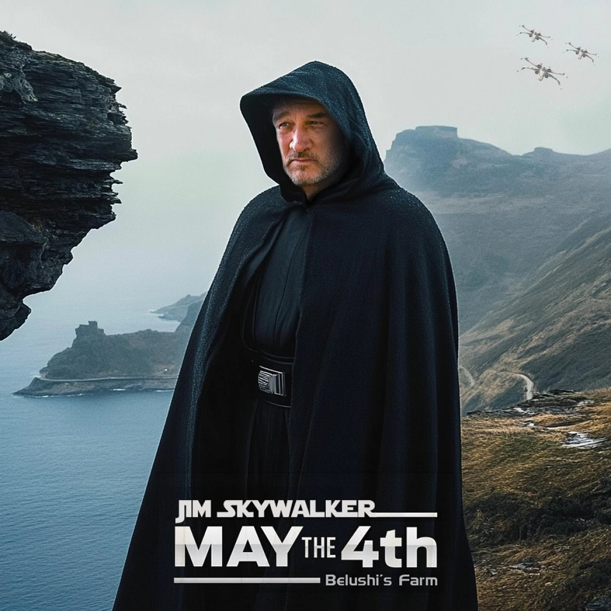 Jim Belushi Celebrates May 4th With Star Wars Tribute A witty tribute to film magic as famed actor honors this special date with charm indeed.
