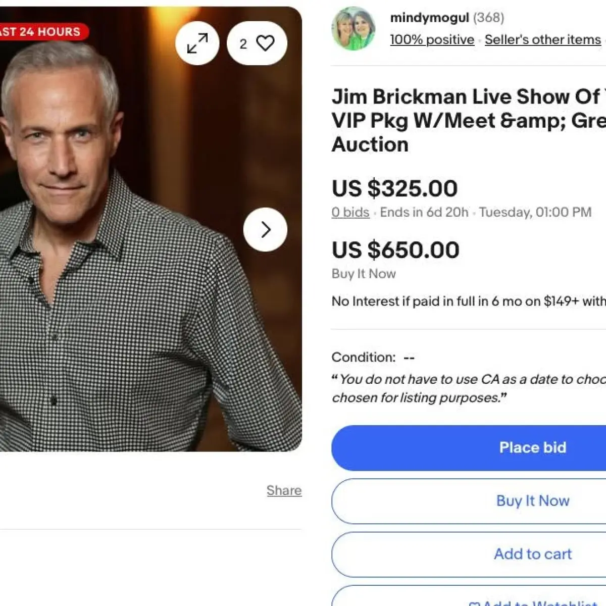 Jim Brickman Launches VIP Concert Auction for Charity Supporters can bid on an intimate backstage meet while fueling vital cancer research now!!