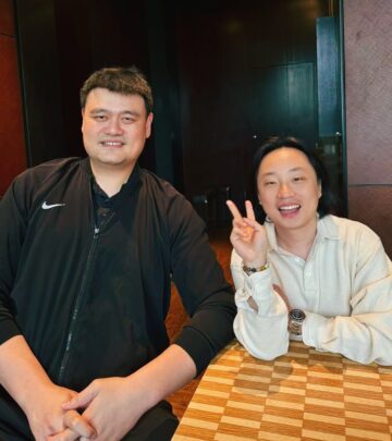 Jimmy O. Yang Bonds with Yao Ming Over Shanghainese Roots