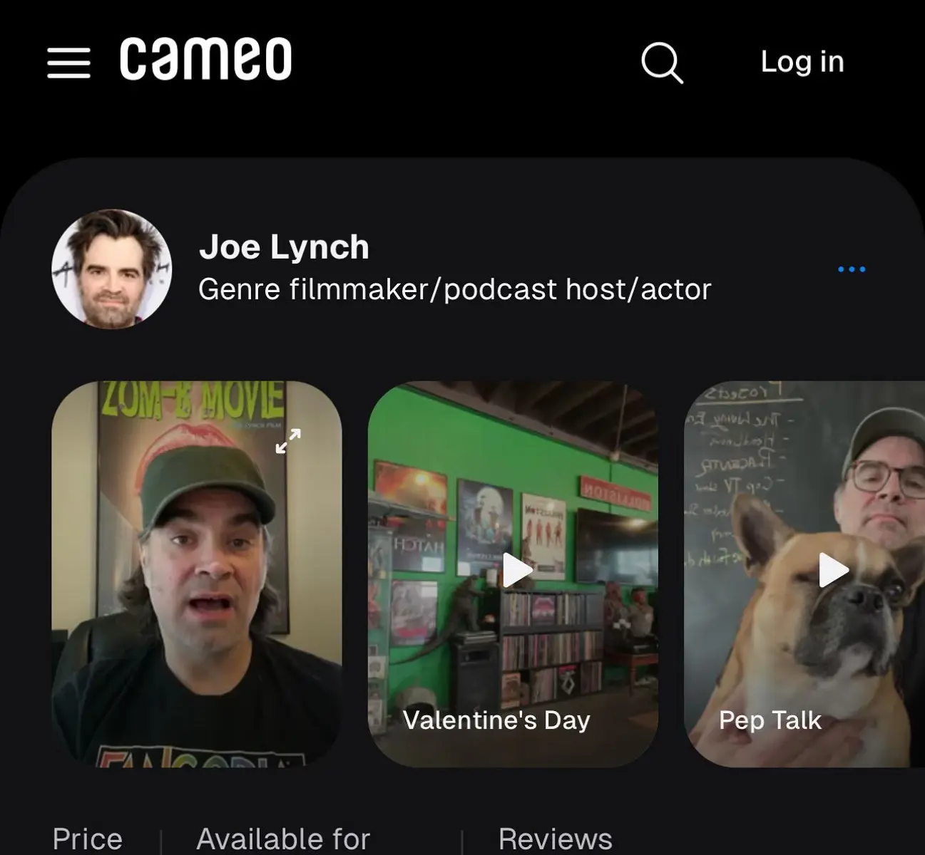 Joe Lynch Brings Cameo Charm To Fans Exclusive Cameo Alert: Joe Lynch Offers Shoutouts, Film Tips, and Cheer for Fans. Always!!