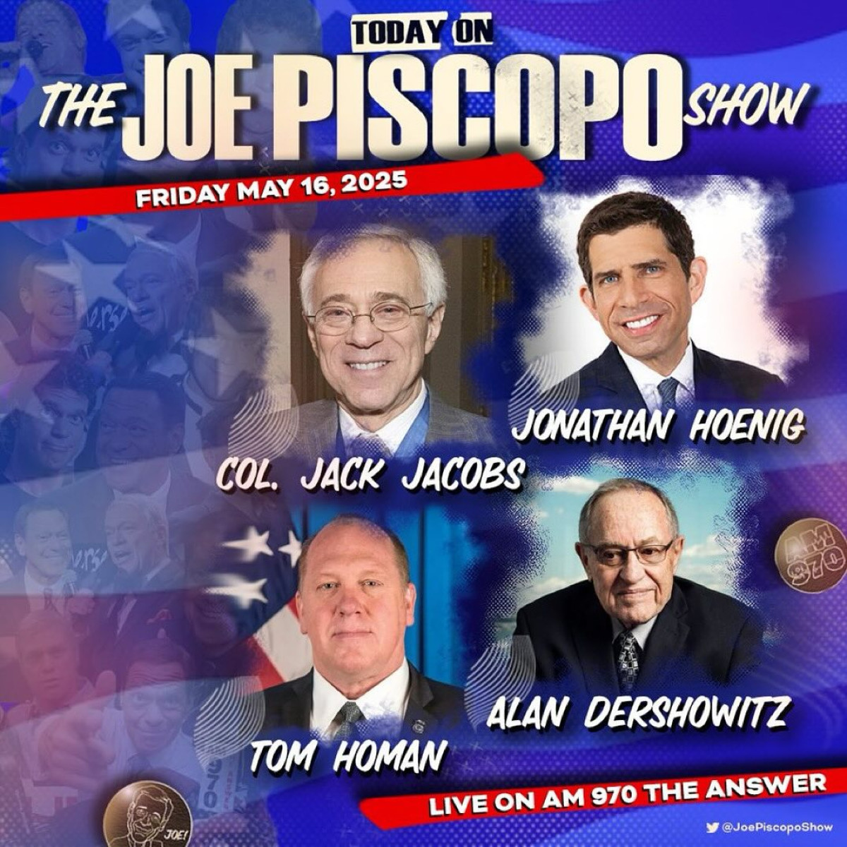 Joe Piscopo Hosts Fun Frantic Friday Radio Show Dynamic discussions and star-studded guests spark energy on this exciting radio session!!