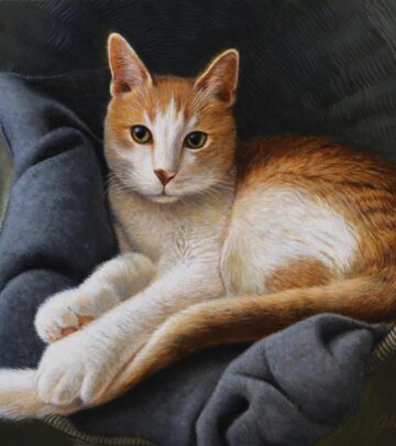 John Brennan Unveils Whimsical Feline Art Masterpiece