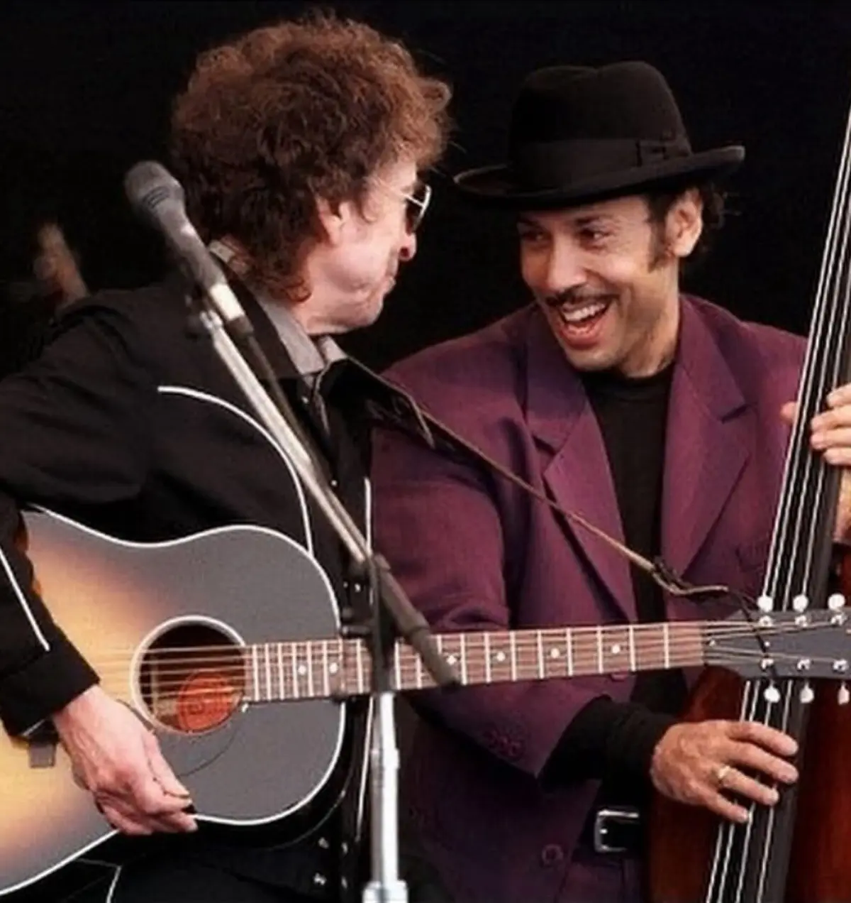 John Fugelsang Honors Bob Dylan’s Longtime Bassist Tony Garnier TV personality salutes a musical icon’s right-hand man with candid tour images and thanks.