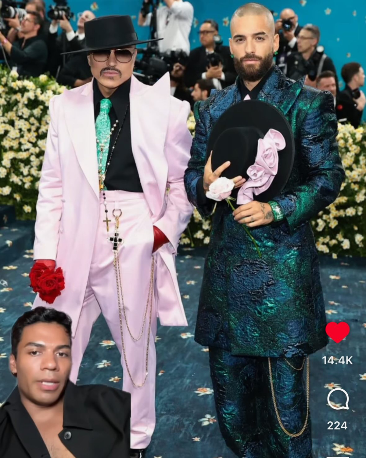 John Leguizamo Stuns at Met Gala Stylish look grabs spotlight as Leguizamo dazzles gala with chic elegance and flair tonite.