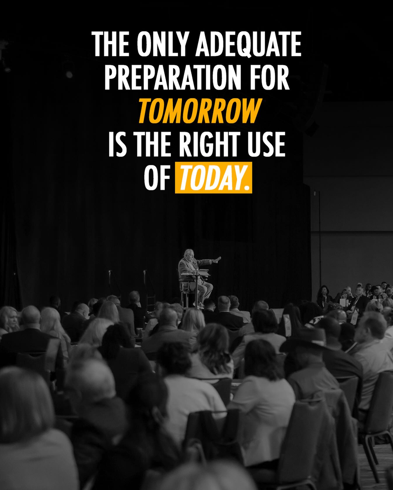 John Maxwell Embraces The Power Of Today John Maxwell champions living in the moment, igniting passion to build a brilliant future!