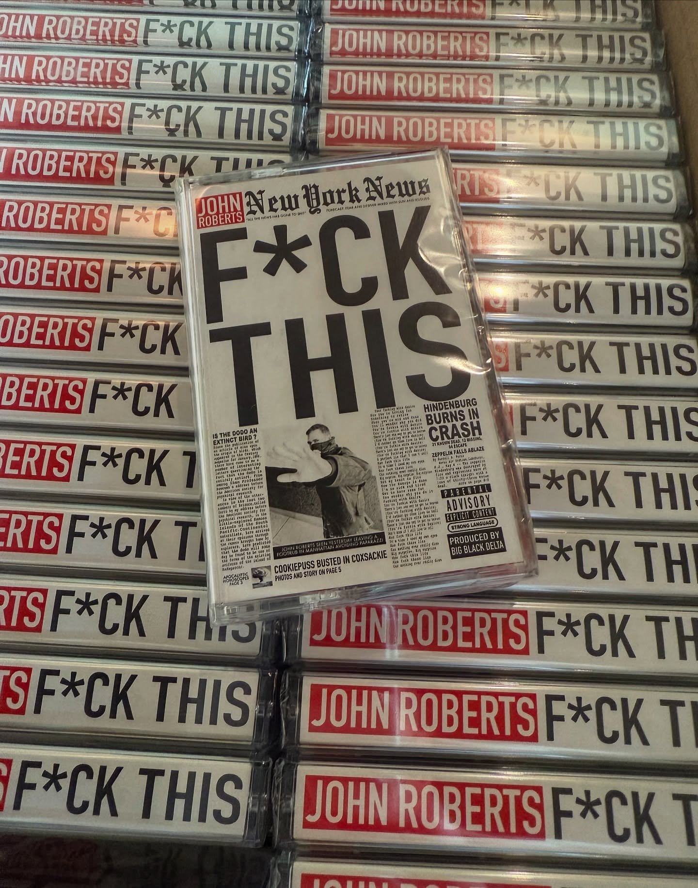 John Roberts Unveils Bold New Song Remix Bold beats, exclusive remix & cassette art set the stage for an epic Mercury Lounge show!!