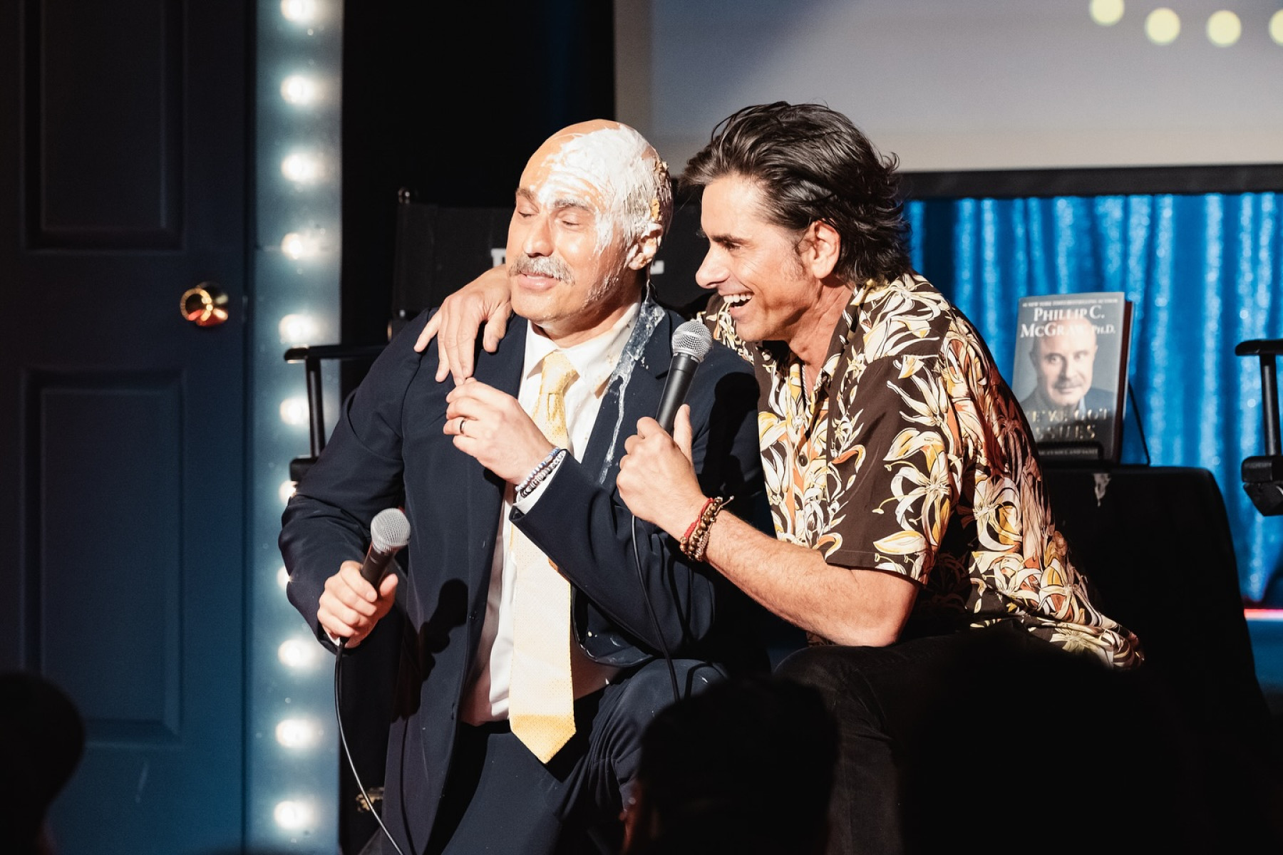 John Stamos enjoys a night of laughs at The Comedy Store with Adam Ray’s live show - epic