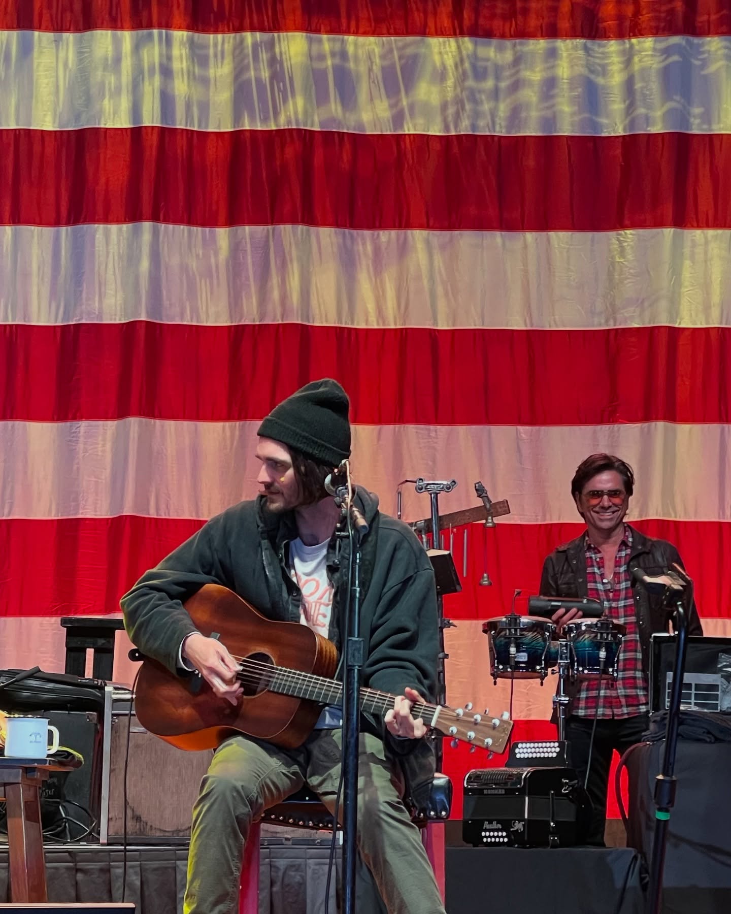 John Stamos Rocks Hollywood Bowl With Percussion Mastery