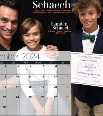 Johnathon Schaech commends son Camden’s honor roll feat, praising early dyslexia tips A+!!