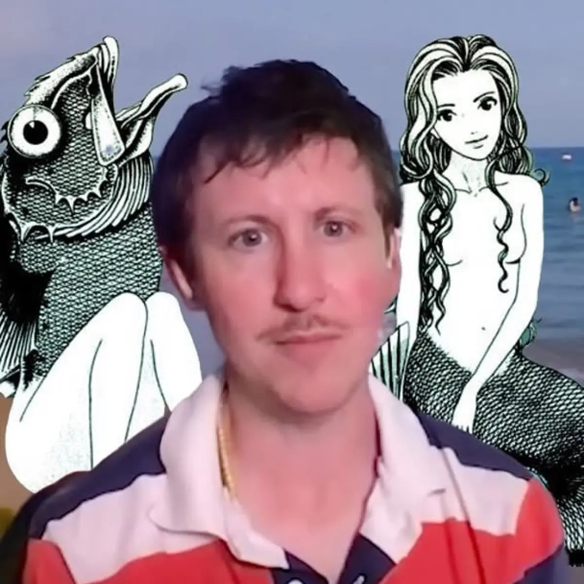 Actor and comedian Johnny Pemberton teases the digital debate over mermaid romances online.