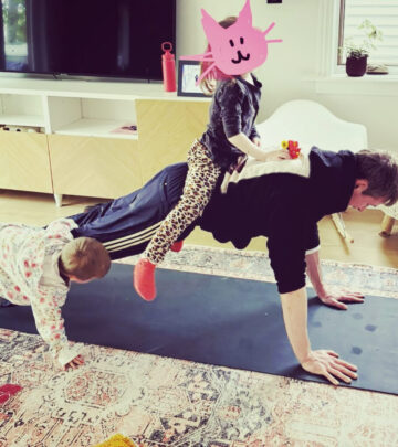 Meghan Ory films abroad while partner Johnny redefines parenting with playful solo care.!!