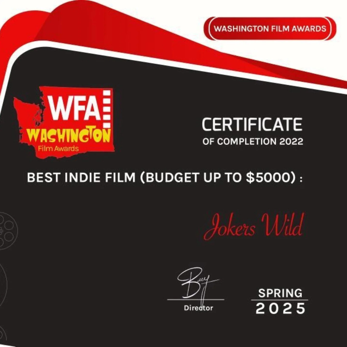 Joker's Wild Team Celebrates Award Wins