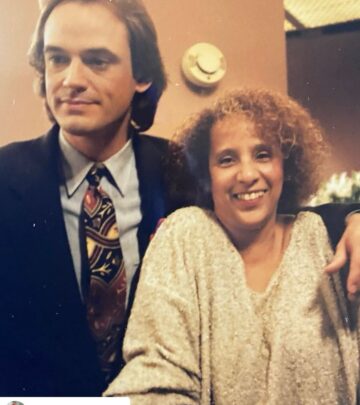 GH alum dives into vintage BTS of his CBS series, showing off candid moments with a co-star