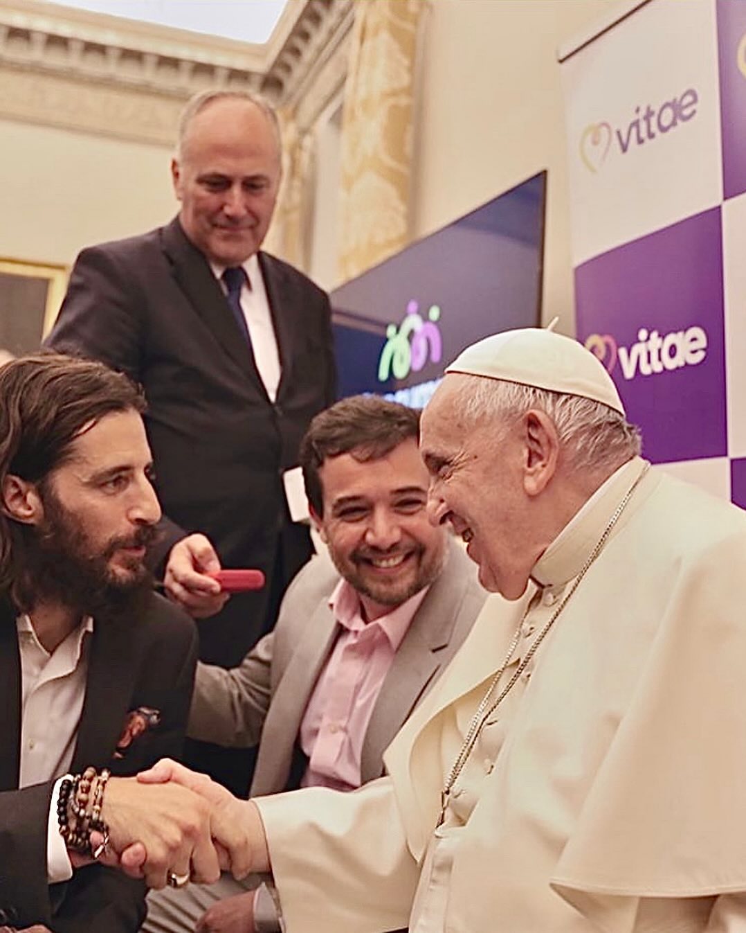 Jonathan Roumie Reflects On Pope Francis Meeting