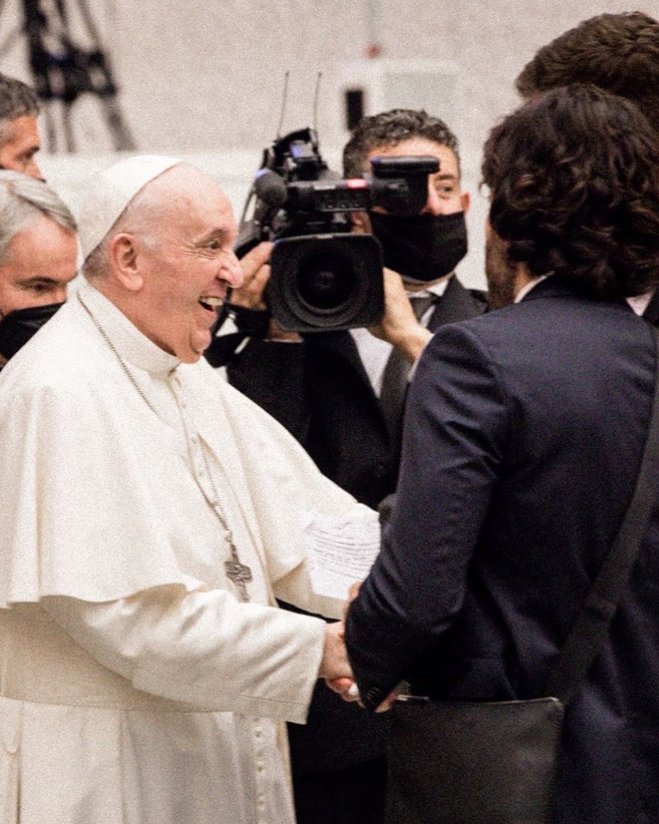 Jonathan Roumie Reflects On Pope Francis Meeting
