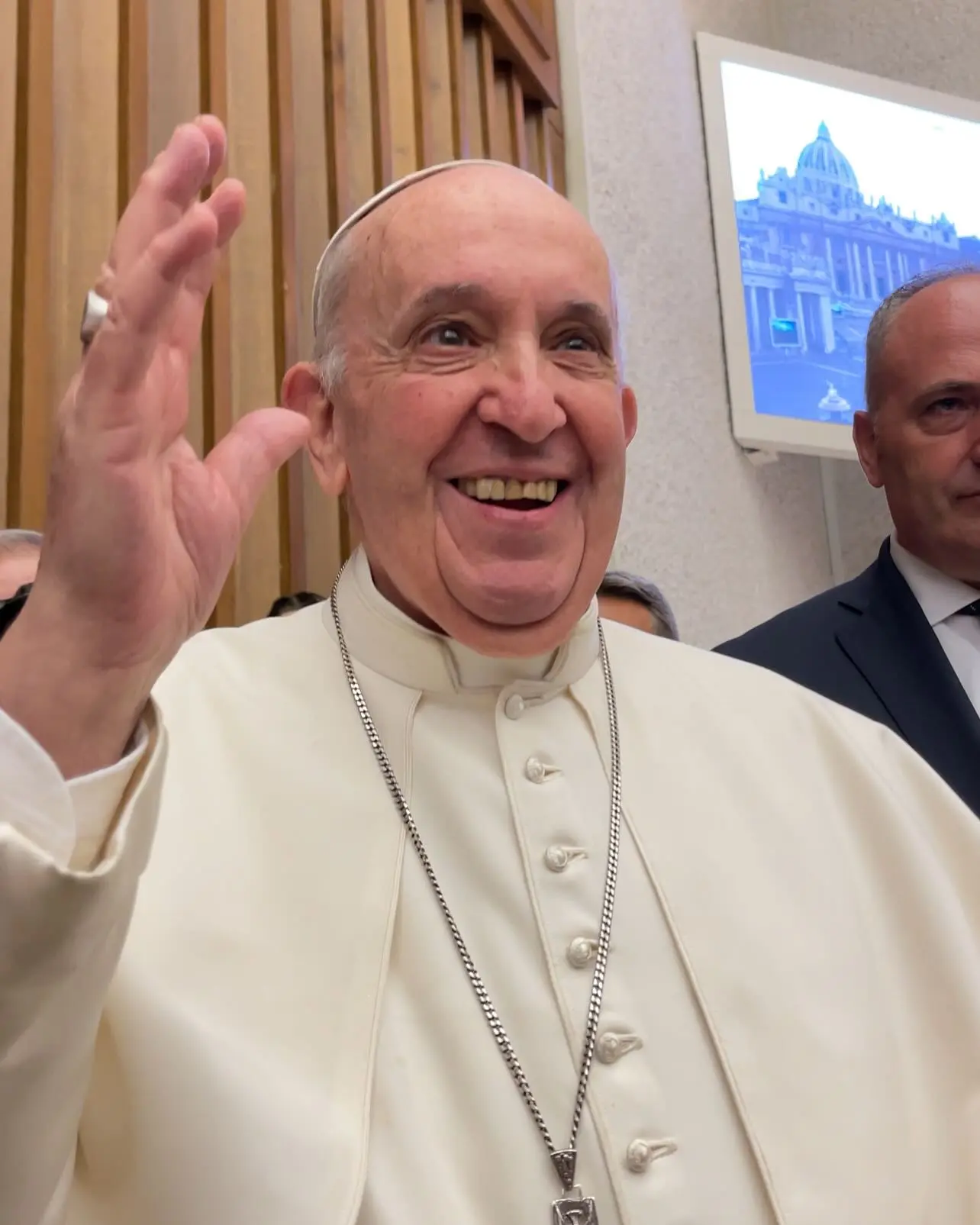 Jonathan Roumie Reflects On Pope Francis Meeting
