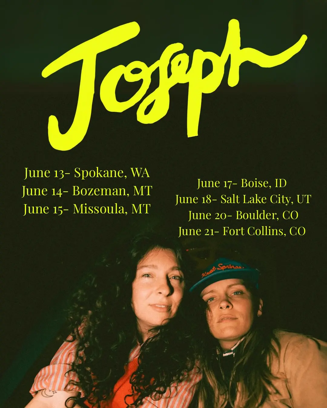 Joseph Celebrates New Single Success Ahead of West Tour