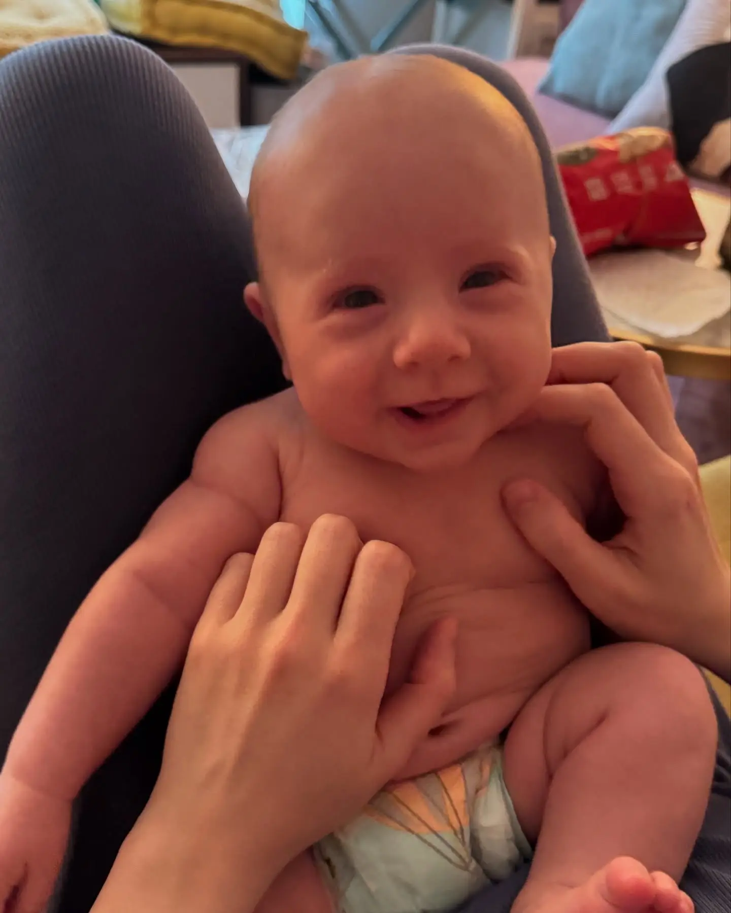 Joseph Kibler Cheers Baby Milo’s First Smiles