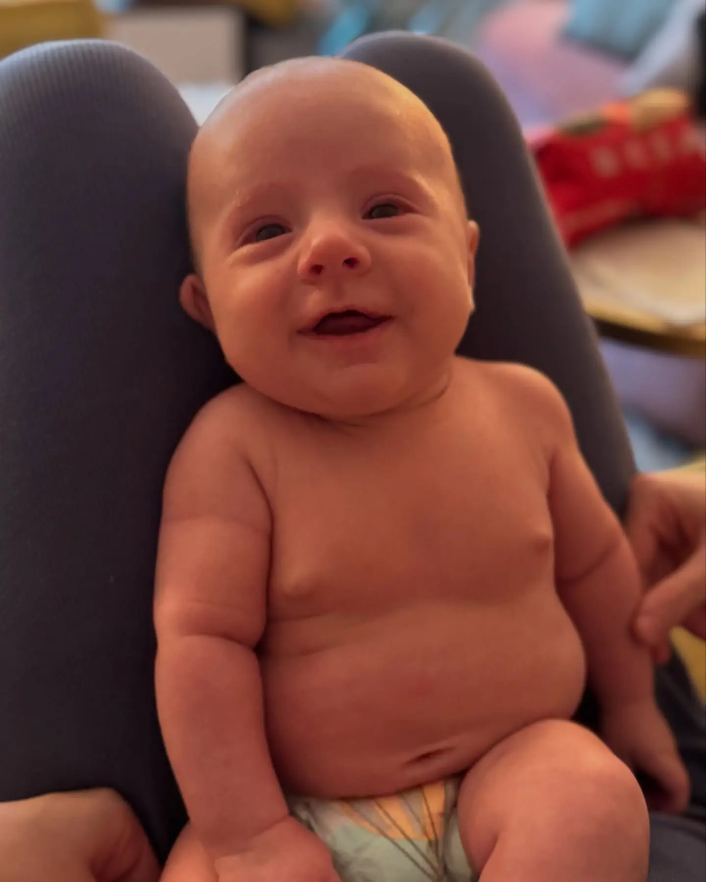 Joseph Kibler Cheers Baby Milo’s First Smiles