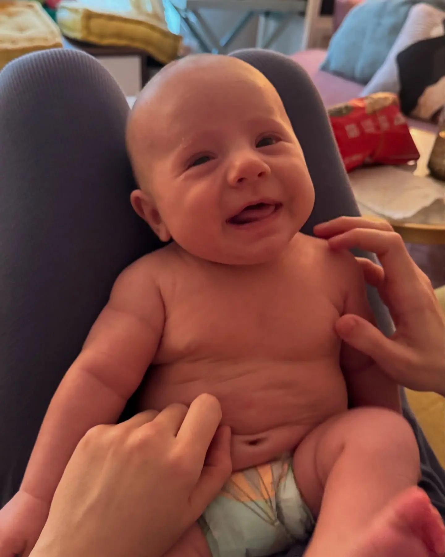 Joseph Kibler Cheers Baby Milo’s First Smiles