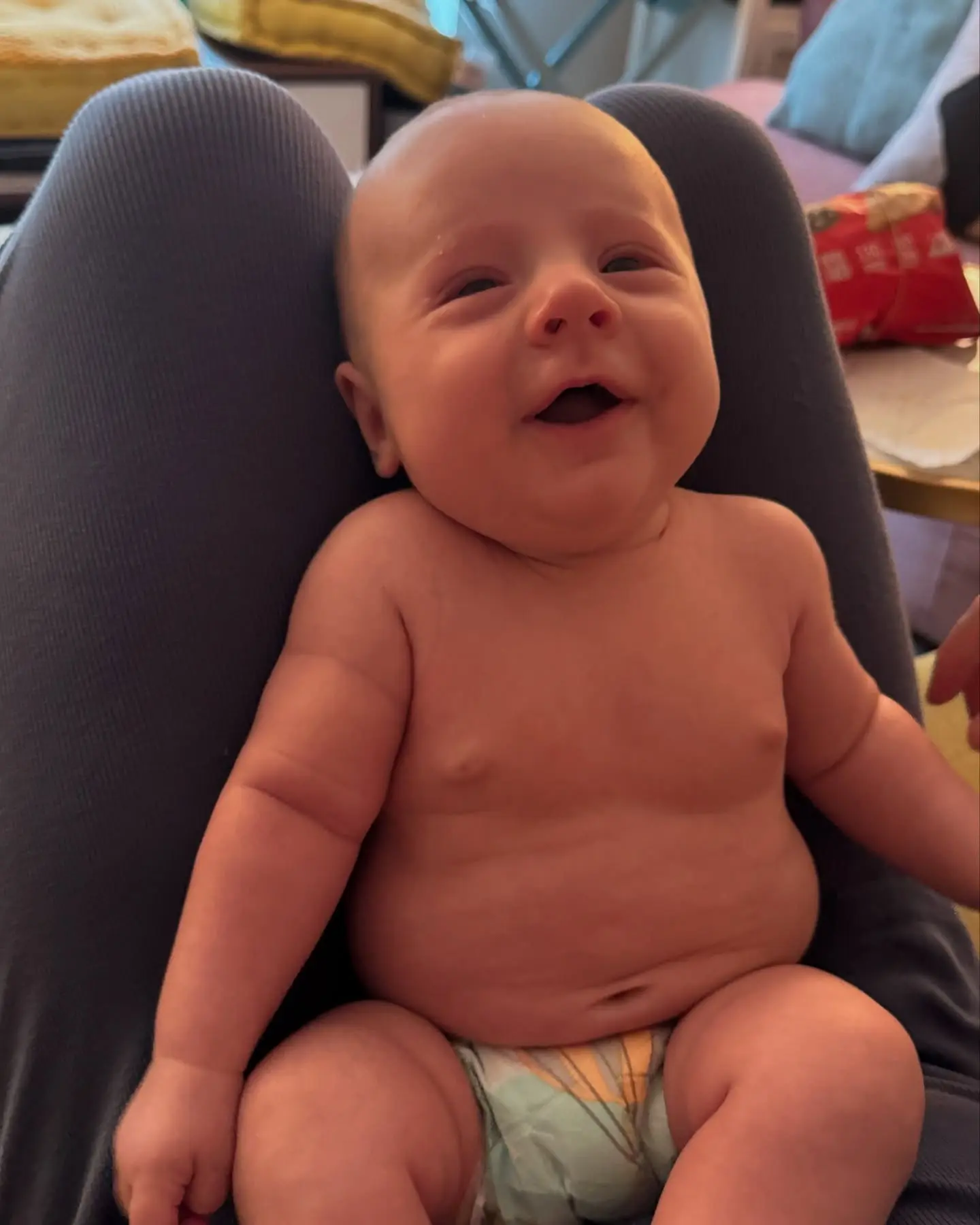 Joseph Kibler Cheers Baby Milo’s First Smiles
