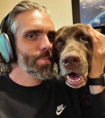 Joshua Shultz shares genuine dog love in a post lauding his beloved Good Puppy Charlie!!!